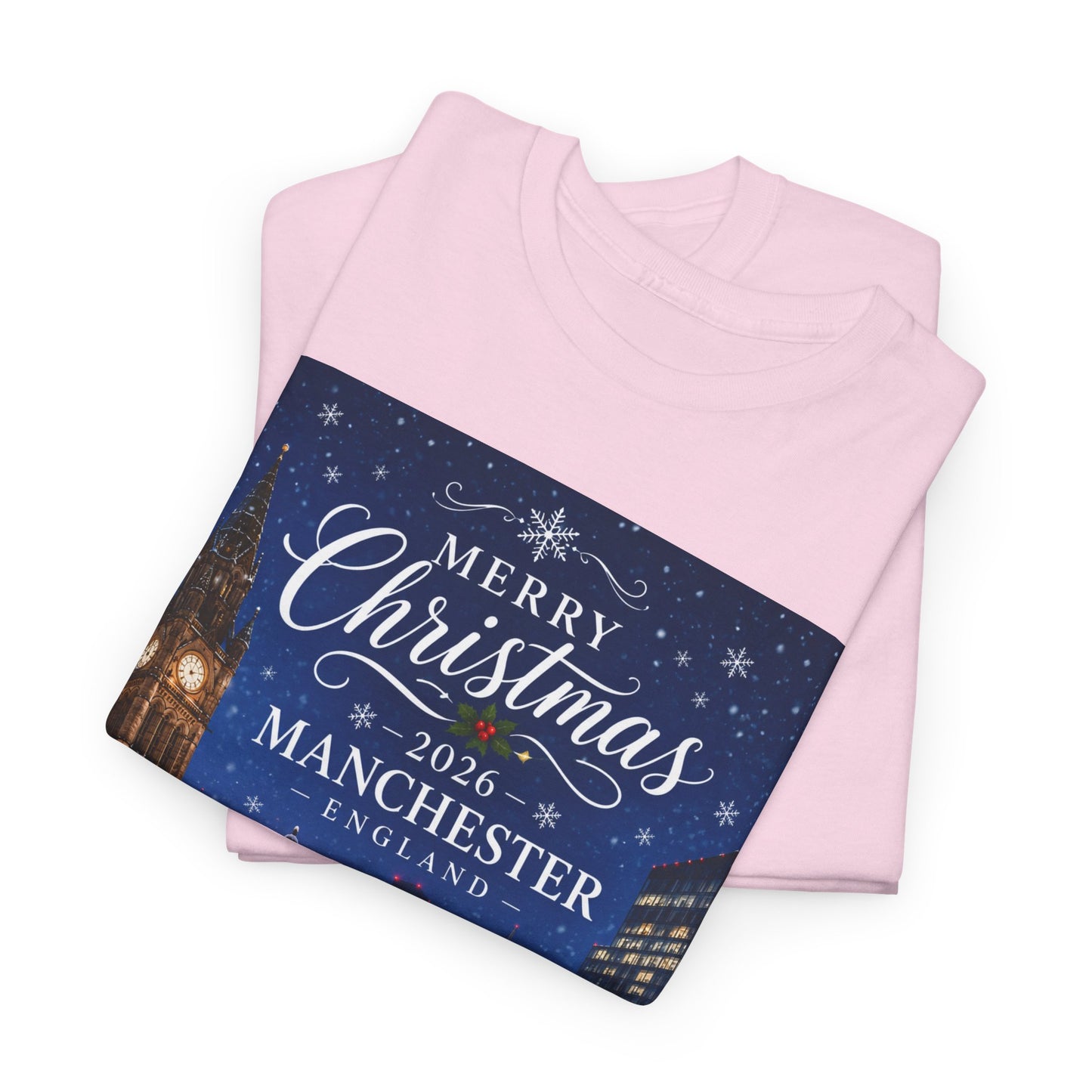 Manchester Christmas Tee — Merry Christmas 2026 Holiday T‑Shirt