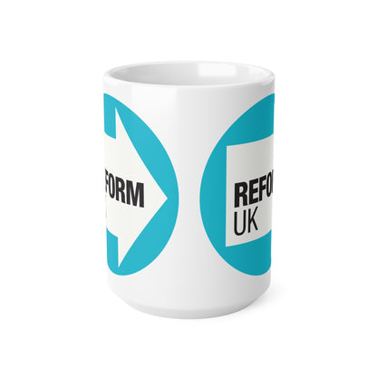 Reform UK Logo Mug — Ceramic Coffee Cup (11oz & 15oz)
