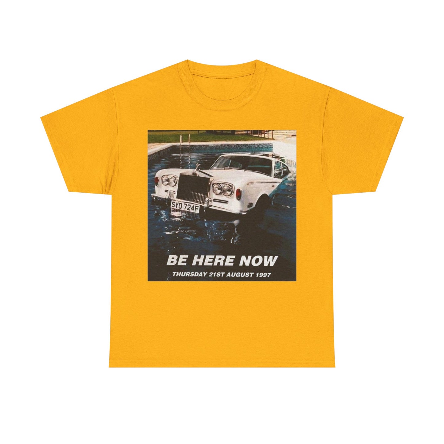 Oasis Be Here Now Vintage Graphic Tee — Retro Aesthetic T‑Shirt (Thursday 21st August 1997)