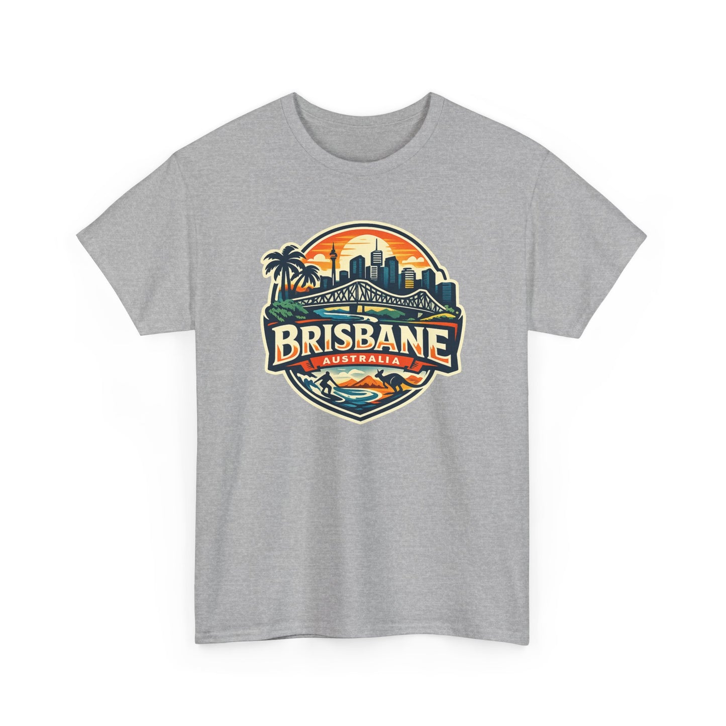 Brisbane Australia Vintage Sunset T-Shirt