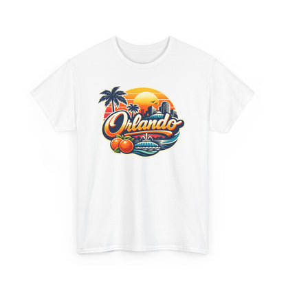 Orlando Retro Sunset T-Shirt — Vintage Florida Vacation Tee