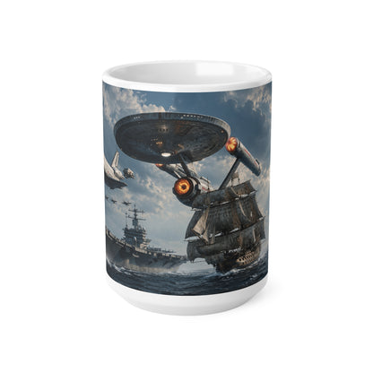 Ships Named ENTERPRISE Mug — Sci‑Fi Naval Spacecraft Coffee Cup (11oz & 15oz)