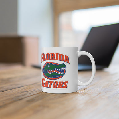 Florida Gators Ceramic Mug — College Team Logo Coffee Cup (11oz & 15oz)