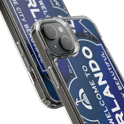 Orlando Clear Phone Case — "Welcome to Orlando" City Sign Design