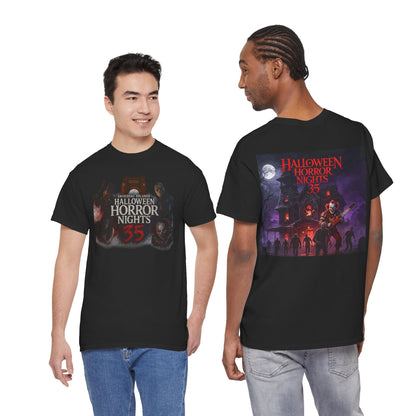 Halloween Horror Nights 35 T-Shirt — Haunted House & Nightmares Graphic Tee