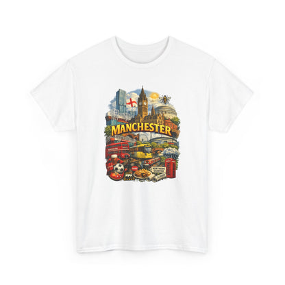 Manchester Skyline Collage T-Shirt
