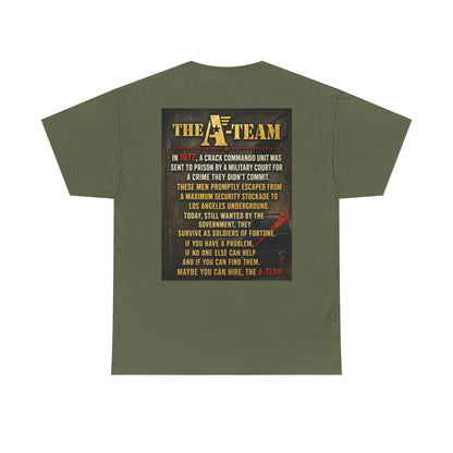A-Team Graphic Tee — Retro TV Series Logo & Character Poster T-Shirt