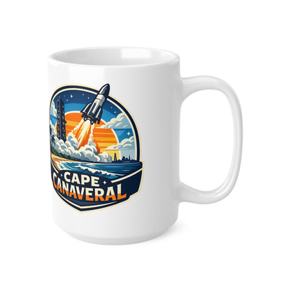 Cape Canaveral Ceramic Coffee Cups, 11oz, 15oz