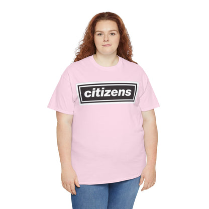 Citizens Manchester City Logo T-Shirt — Minimal Retro Box-Logo Tee
