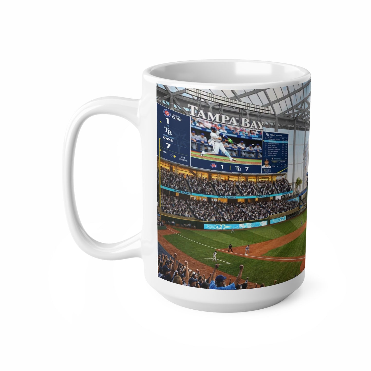 Baseball Stadium Photo Mug – Tampa Bay Game Day Ceramic Coffee Cup (11oz & 15oz)