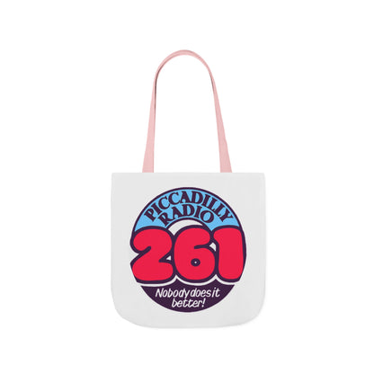 Tote Bag — Retro 'Piccadilly Radio 261' Vintage Logo Canvas Tote