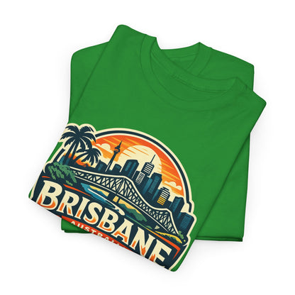 Brisbane Australia Vintage Sunset T-Shirt