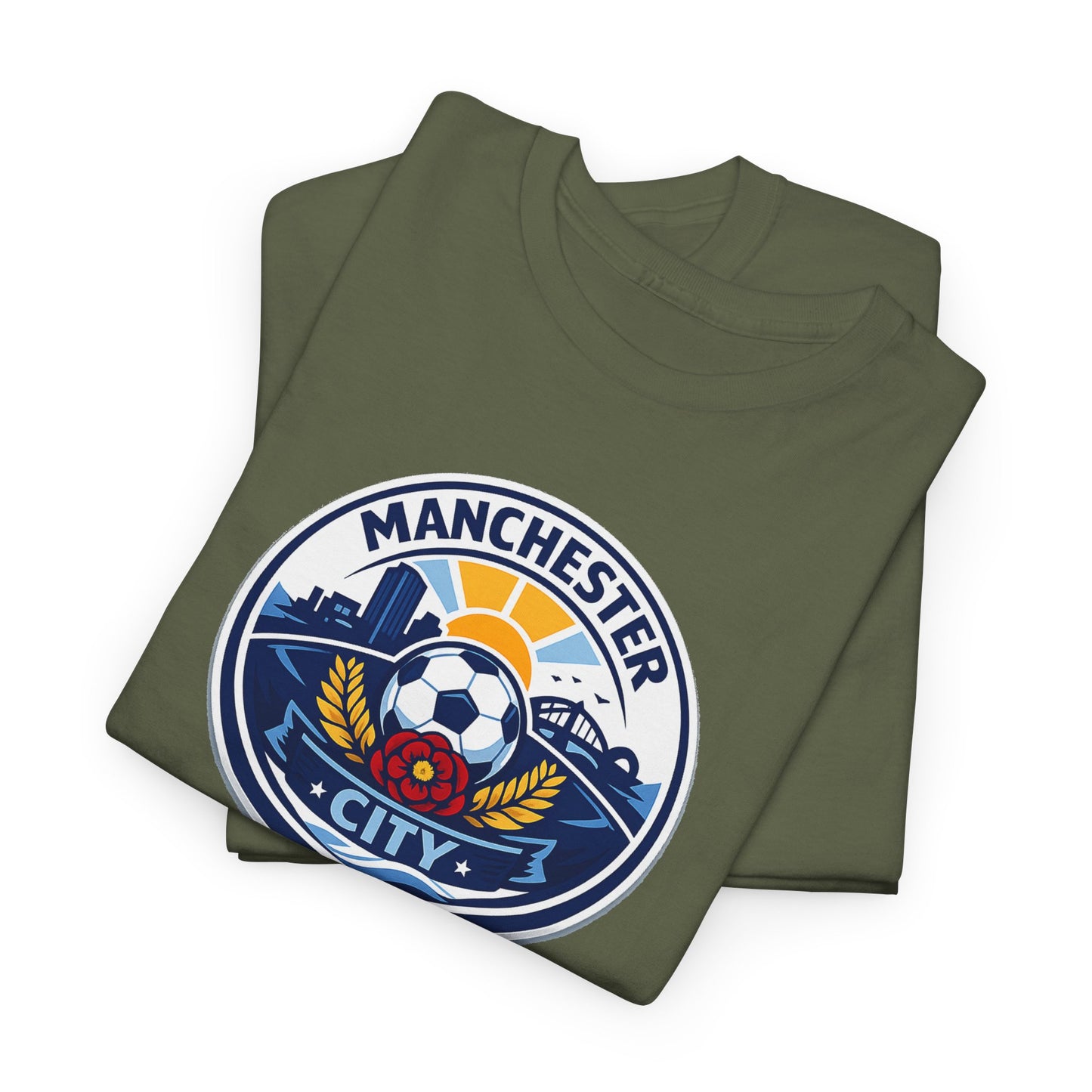 Manchester City Crest T-Shirt — Soccer Fan Tee