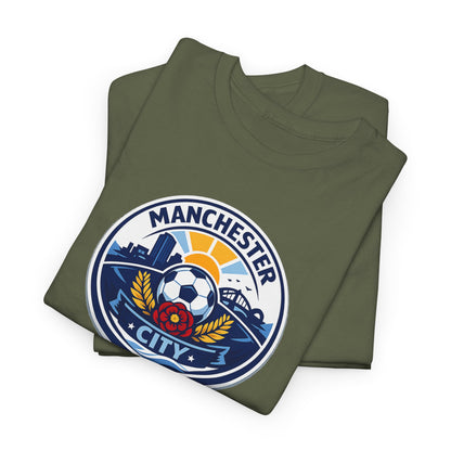 Manchester City Crest T-Shirt — Soccer Fan Tee