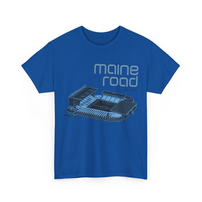 Maine Road Retro Stadium Tee — Vintage Football Arena Graphic Shirt
