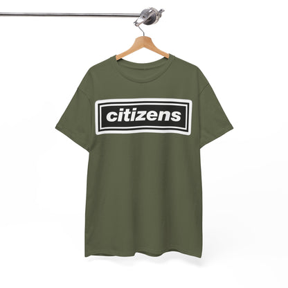 Citizens Manchester City Logo T-Shirt — Minimal Retro Box-Logo Tee