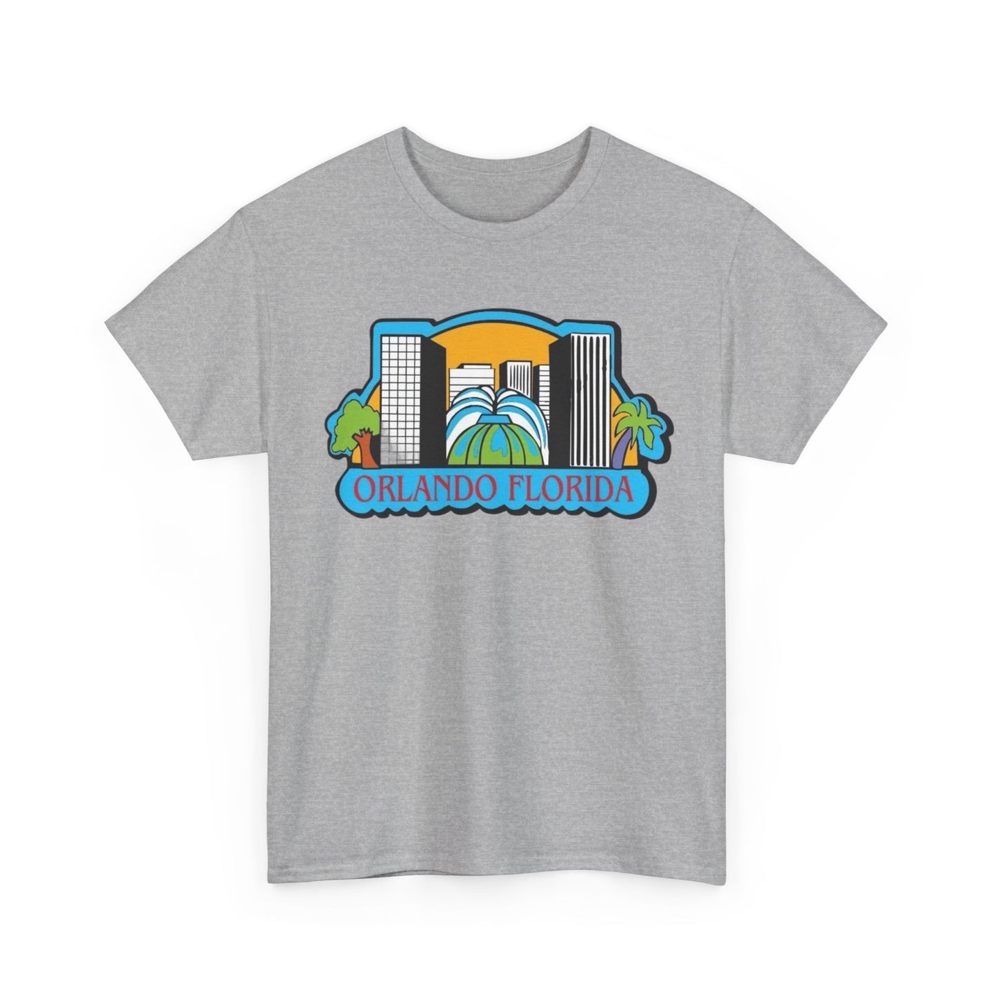 Orlando Florida Retro Skyline T-Shirt