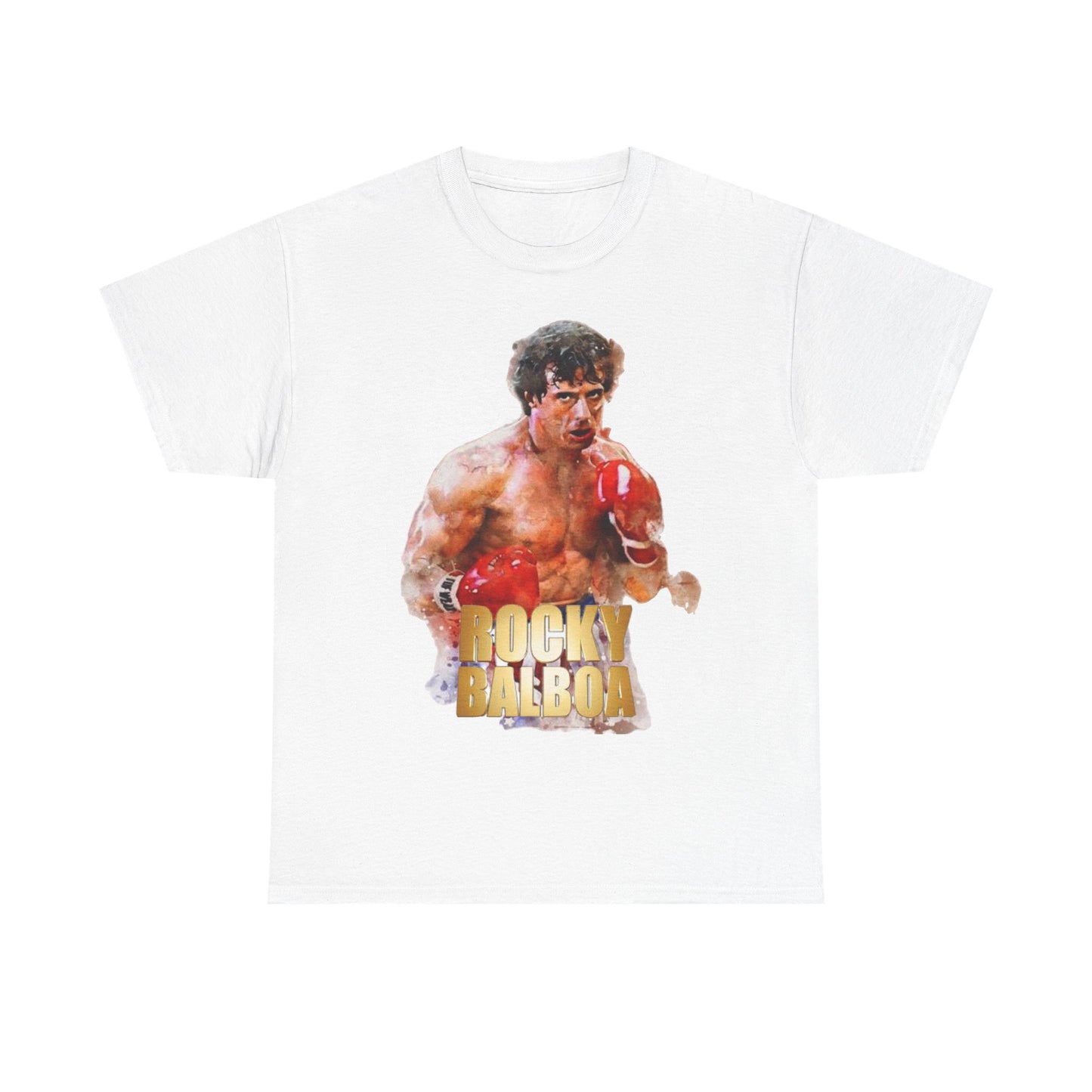 Boxing Rocky Balboa Graphic Tee – Retro Fighter Movie Shirt