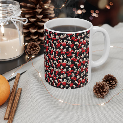 Mickey Mouse Character Pattern Ceramic Mug – Retro Cartoon Faces 11oz & 15oz