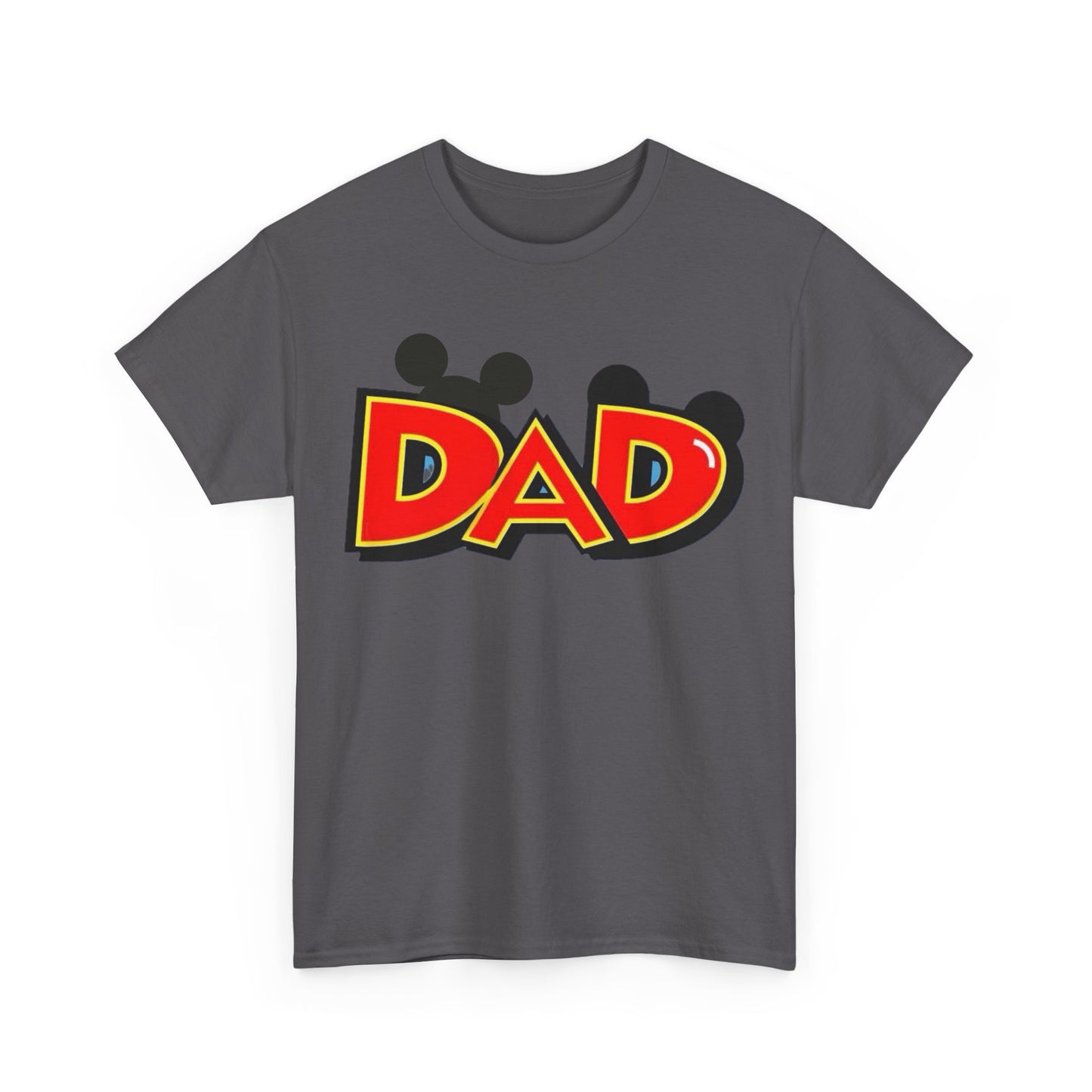 Disney Dad Mickey Ears T-Shirt – Retro Cartoon Dad Tee, Perfect Father’s Day Gift