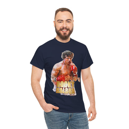Boxing Rocky Balboa Graphic Tee – Retro Fighter Movie Shirt