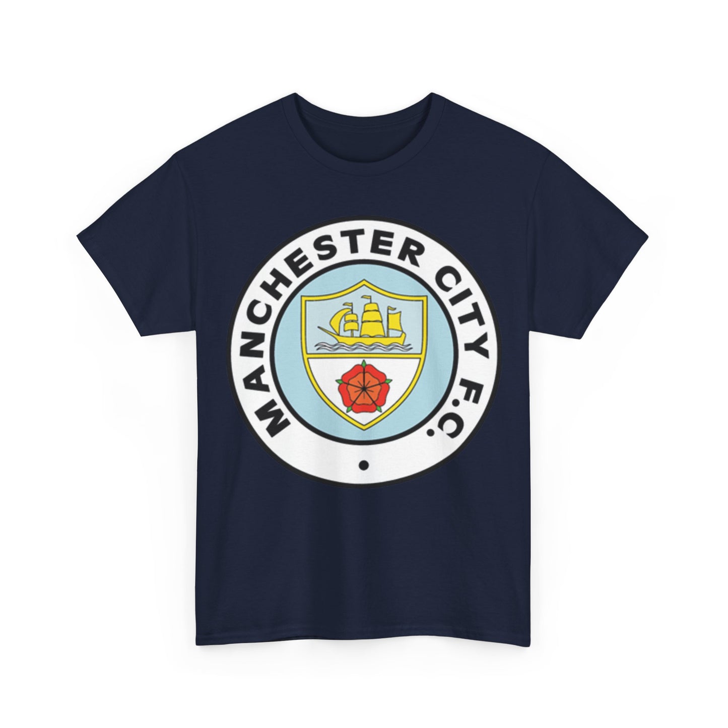 Manchester City F.C. Retro Crest T-Shirt – Retro Football Fan Tee