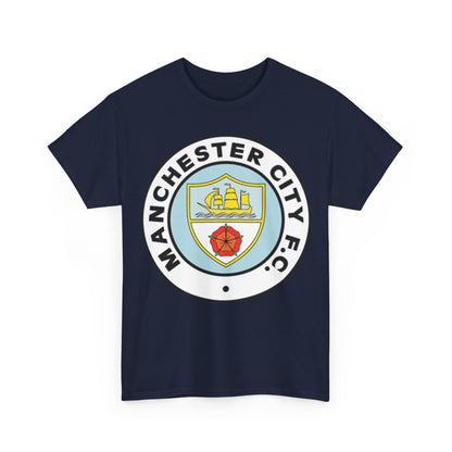 Manchester City F.C. Retro Crest T-Shirt – Retro Football Fan Tee