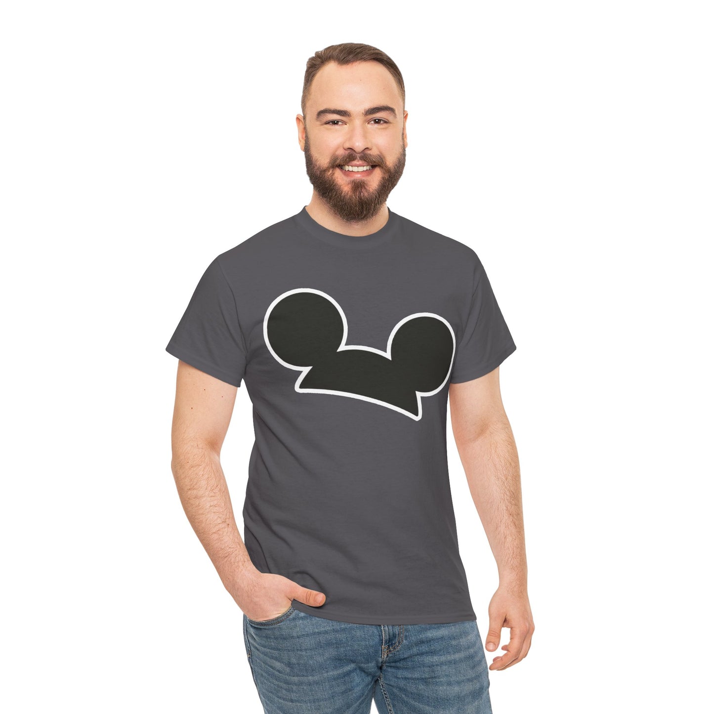 Mickey Ears Inspired Unisex Heavy Cotton Tee