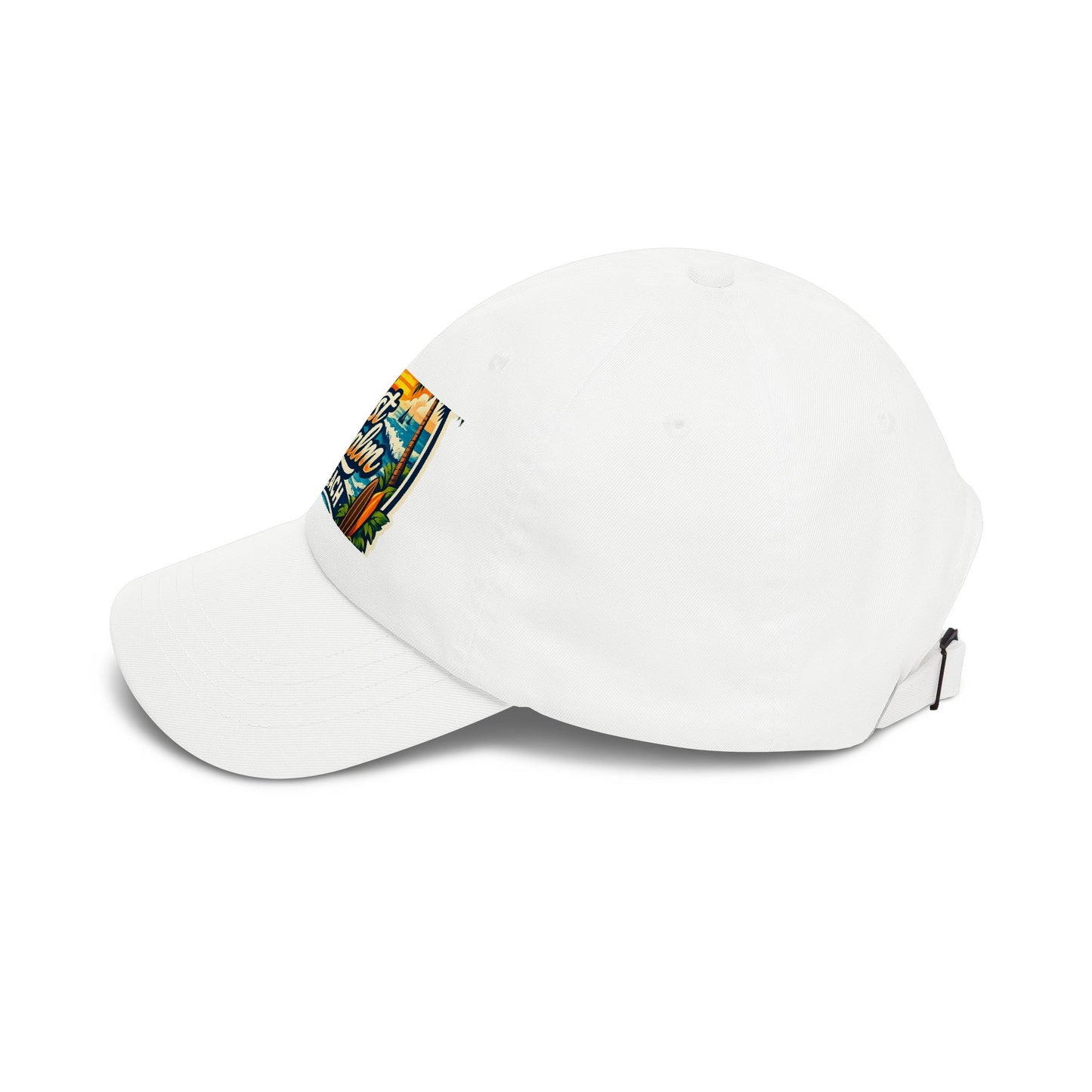 West Palm Beach Dad Cap — Vintage Surfboard Floral Beach Hat