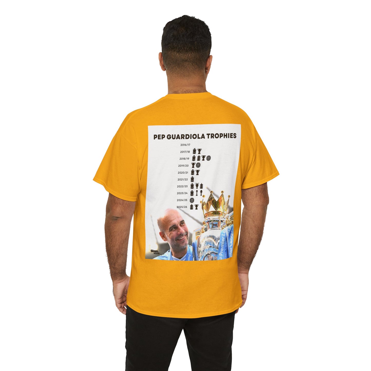 Pep Guardiola Trophies Graphic Tee