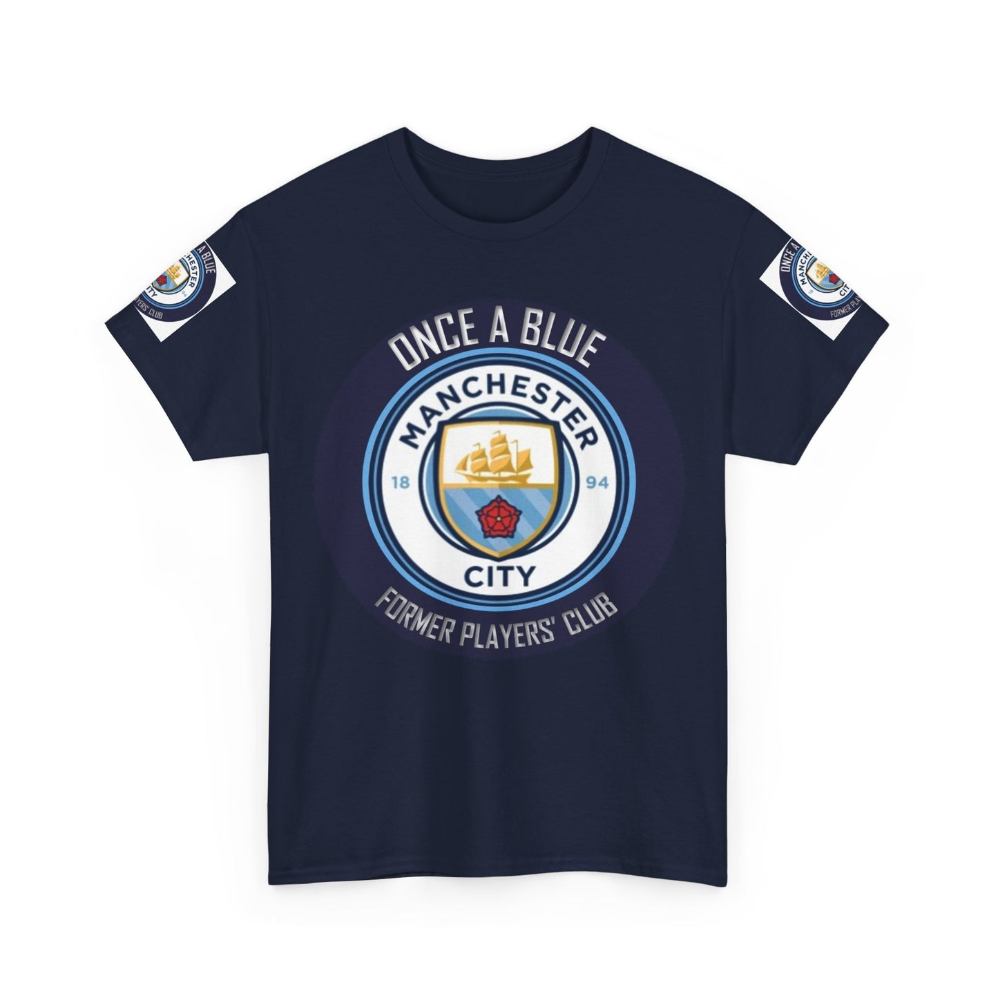 Manchester City 'Once A Blue' Tee — Former Players Club Football Shirt