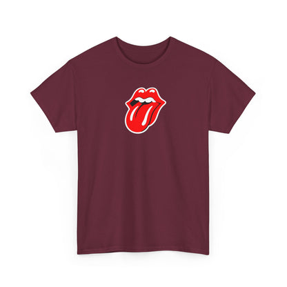 Rock Retro Red Tongue and Lips Graphic Tee