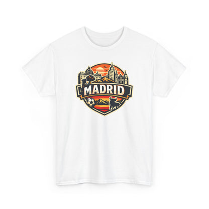 Madrid Skyline Soccer Crest T-Shirt