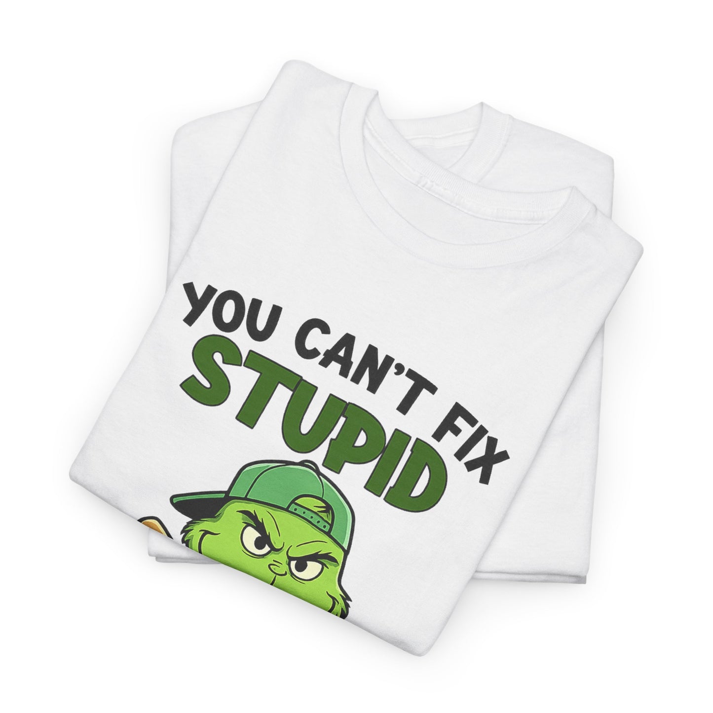 Funny Carpenter T‑Shirt — "You Can't Fix Stupid But You Can Numb It With a 2x4"