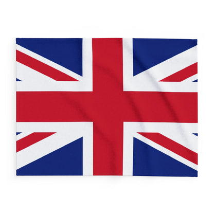 Union Jack Fleece Blanket — British Flag Cozy Throw