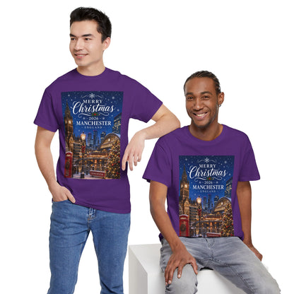 Manchester Christmas Tee — Merry Christmas 2026 Holiday T‑Shirt