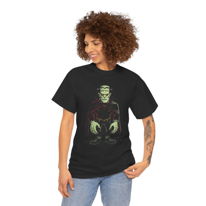 Frankenstein Monster Tee — Vintage Gothic Halloween Graphic T-Shirt