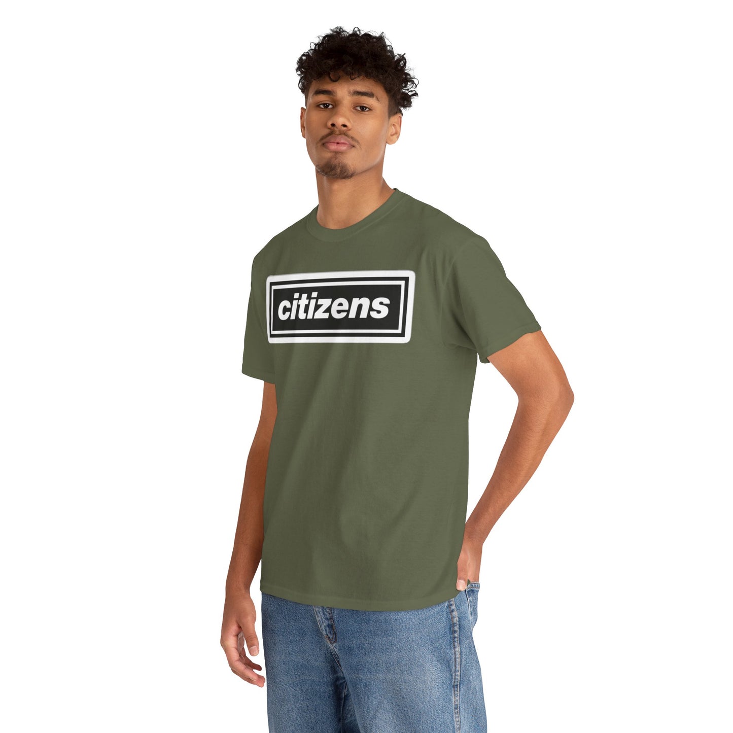 Citizens Manchester City Logo T-Shirt — Minimal Retro Box-Logo Tee