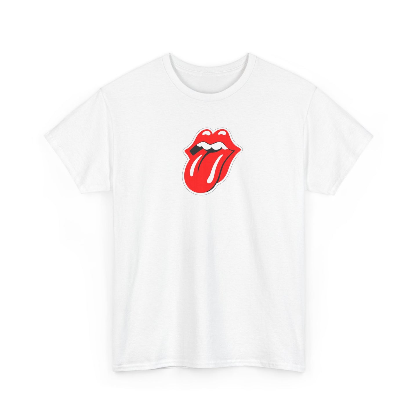 Rock Retro Red Tongue and Lips Graphic Tee