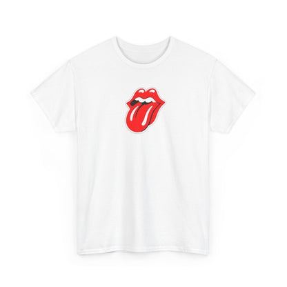 Rock Retro Red Tongue and Lips Graphic Tee