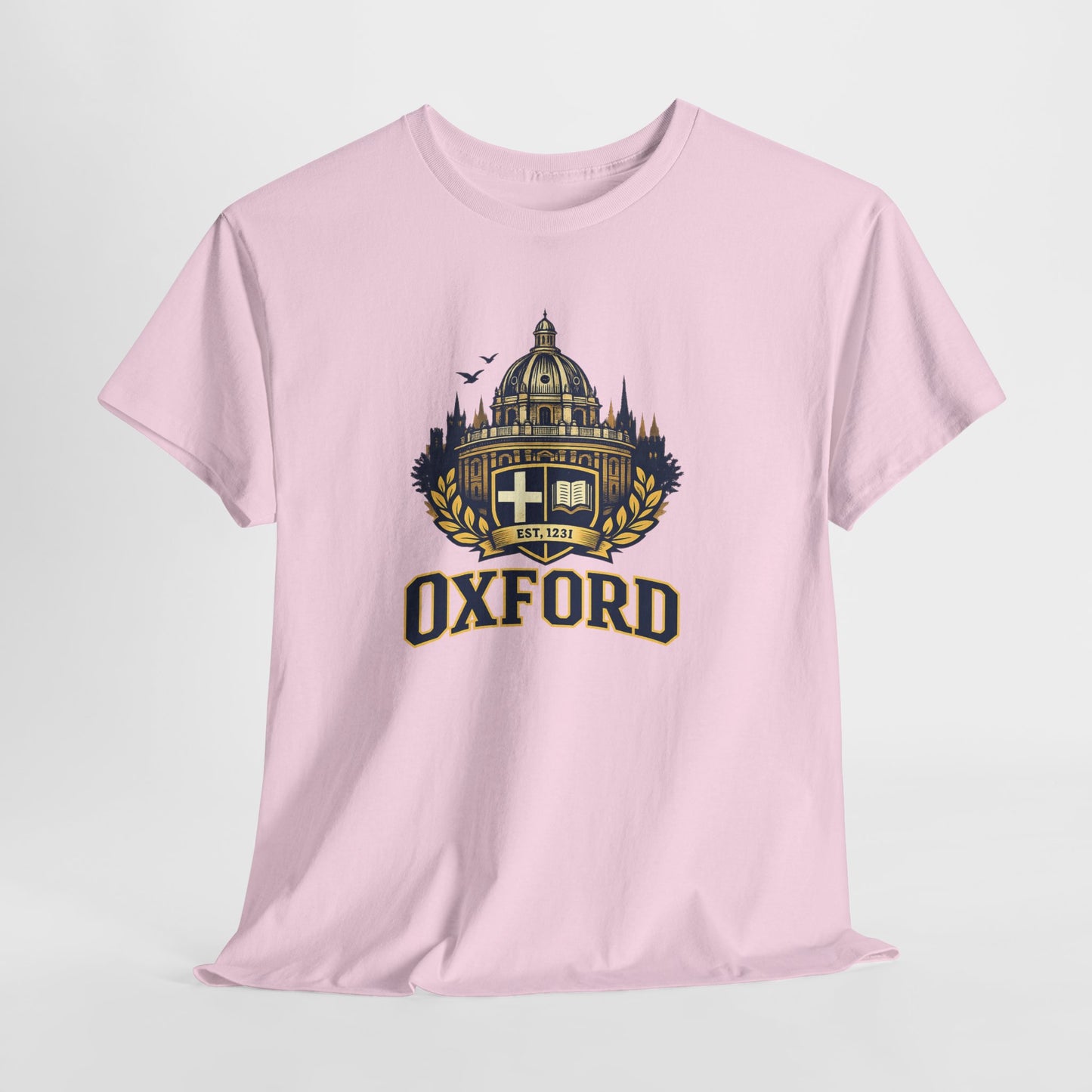 Oxford Crest T-Shirt — Vintage University Graphic Tee