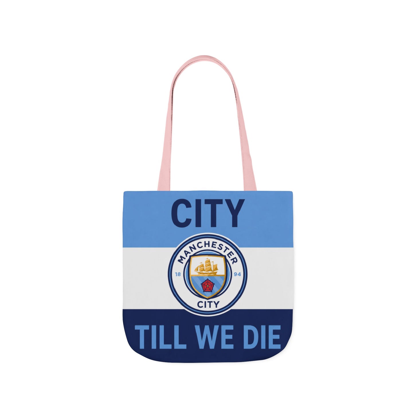 City Till We Die Unofficial Canvas Tote Bag — Manchester Football Fan Bag