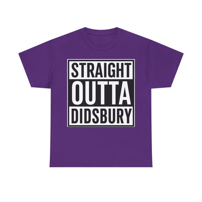 Straight Outta Didsbury T‑Shirt — Graphic City Pride Tee