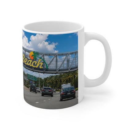Daytona Beach Scenic Photo Mug — Ceramic Coffee Cup (11oz & 15oz)