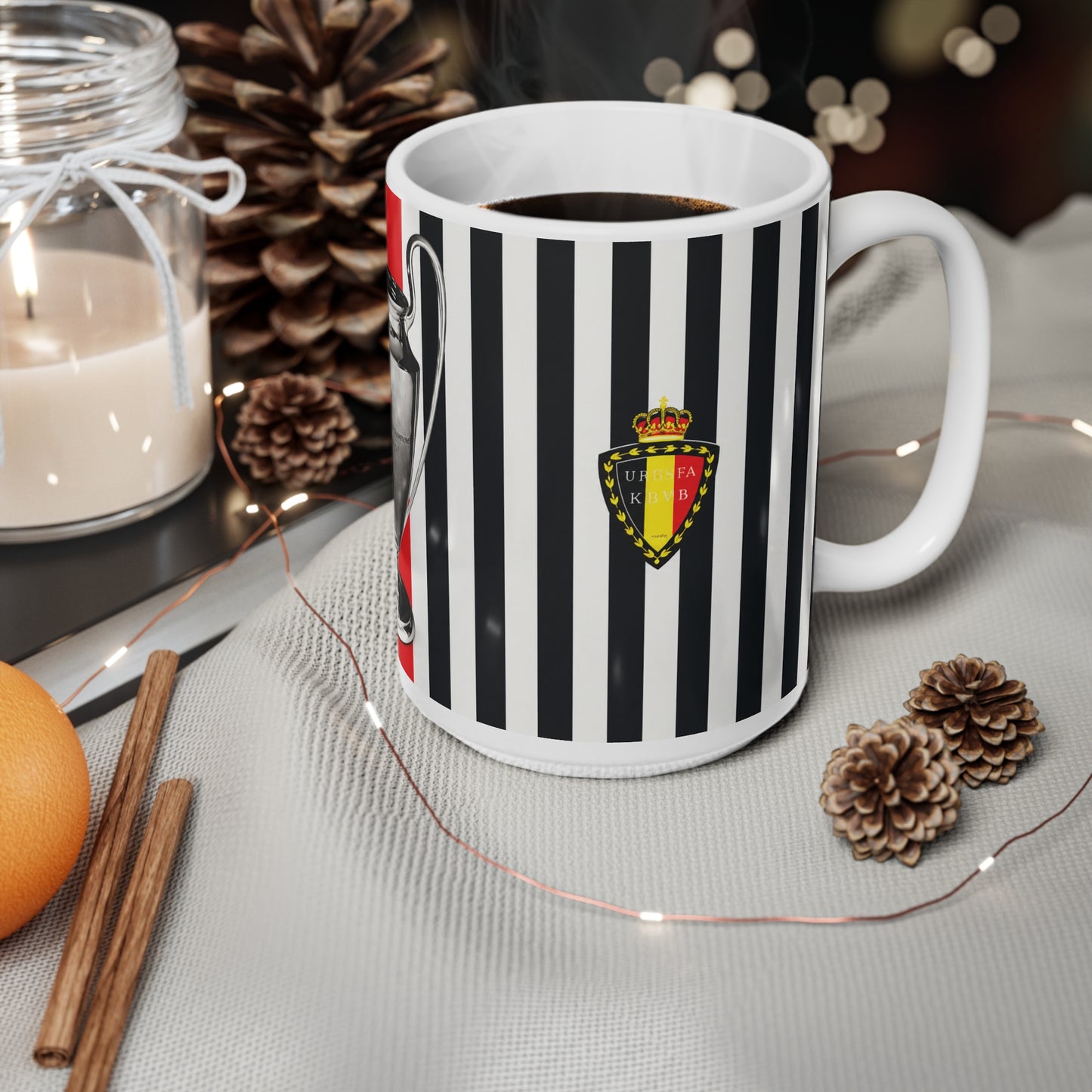1985 European Cup Final Programme Cover Inspired Coffee Mug — Ceramic Cup (11oz/15oz)