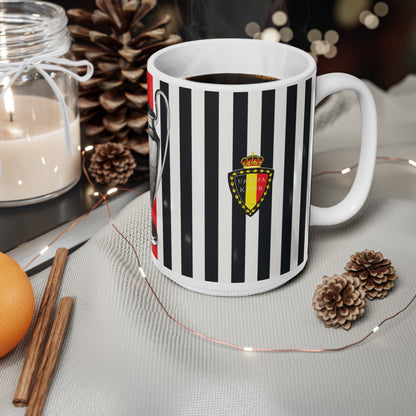 1985 European Cup Final Programme Cover Inspired Coffee Mug — Ceramic Cup (11oz/15oz)