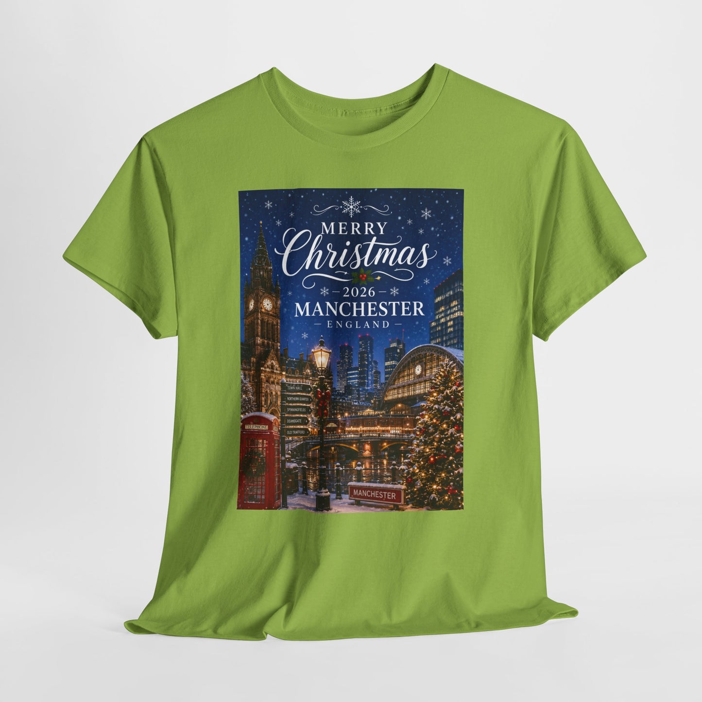 Manchester Christmas Tee — Merry Christmas 2026 Holiday T‑Shirt