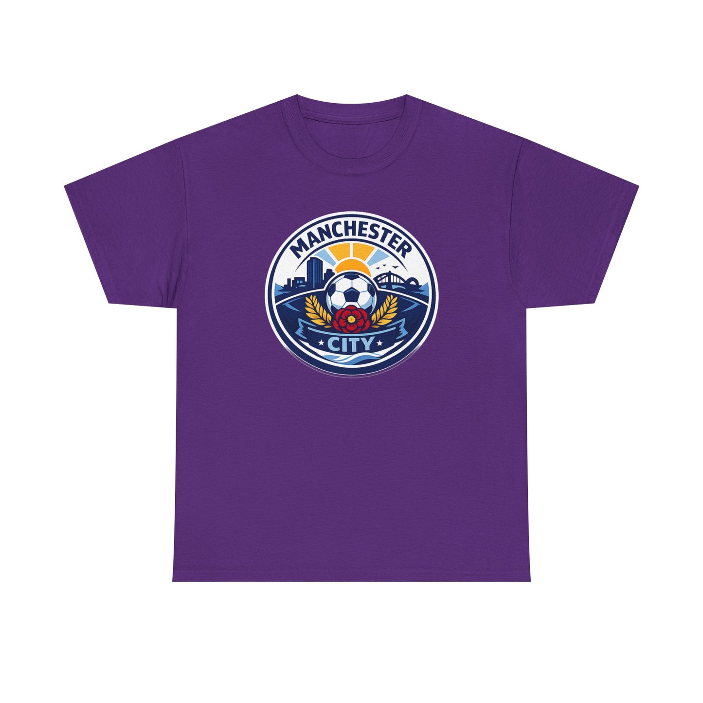 Manchester City Unofficial Soccer Logo T-Shirt — Football Fan Tee