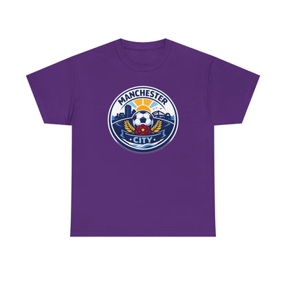 Manchester City Unofficial Soccer Logo T-Shirt — Football Fan Tee