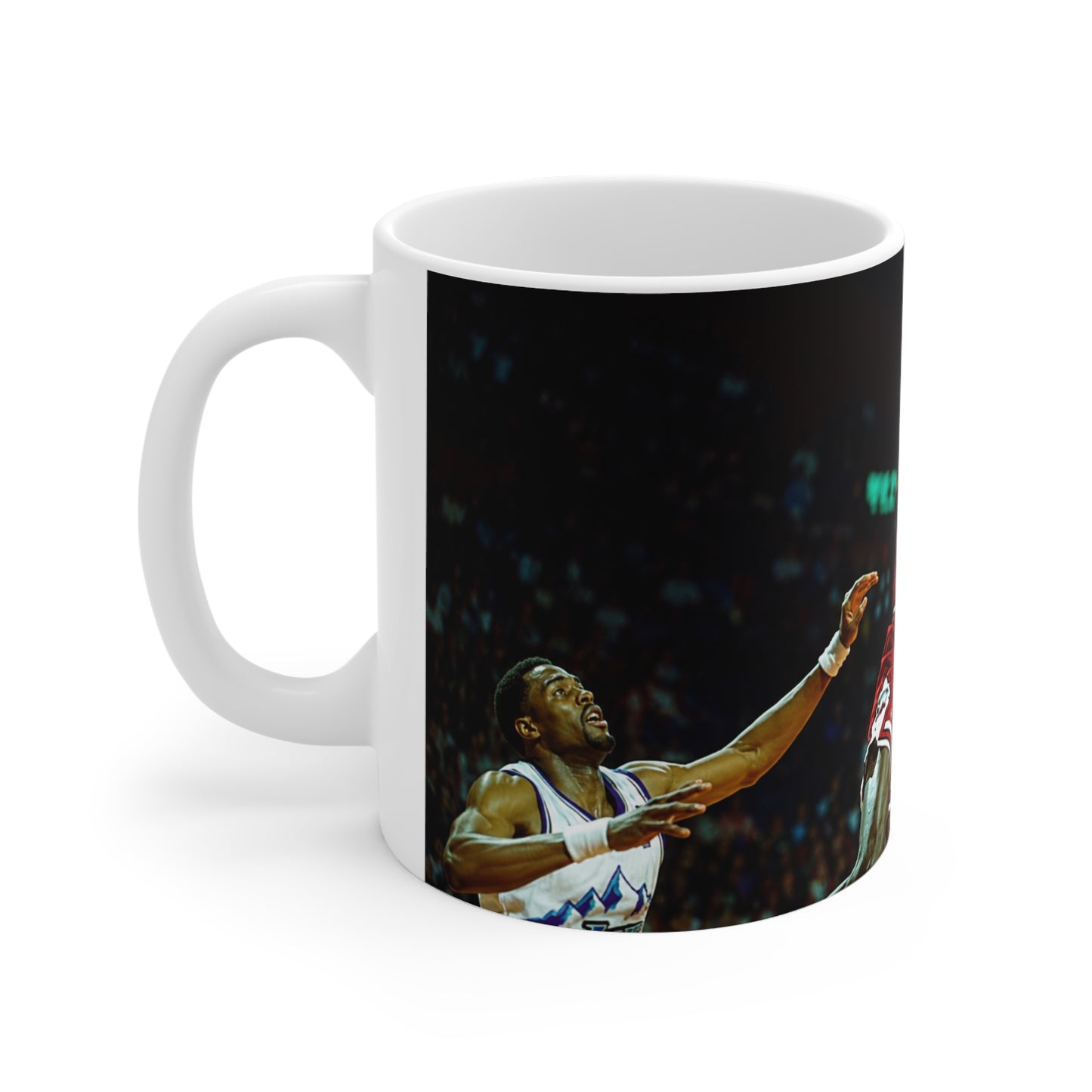 Basketball Action Mug — Dynamic Game Night Coffee Cup (11oz, 15oz)
